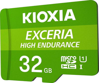 Kartë memorie Kioxia Exceria High Endurance microSDHC 32GB, Class 10 UHS I U1 A1 V10