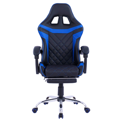 Kolltuk gaming + këmbalec HM1157.08, zezë/ kaltër