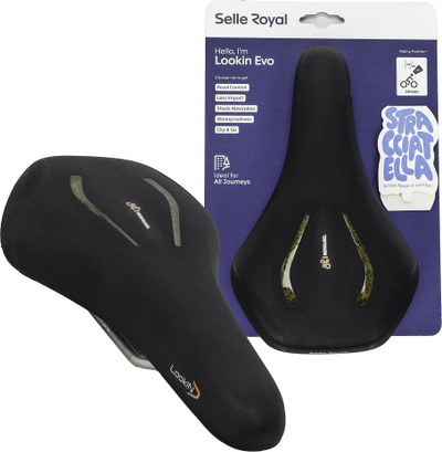 Shalë biçiklete Selle Royal Lookin Evo, komode, e zezë