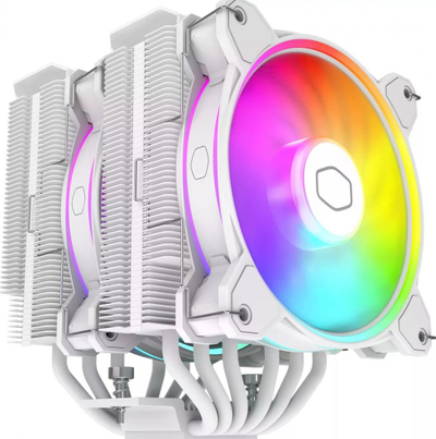 Ftohës CPU Cooler Master Hyper 622 Halo, ARGB, 2x120mm, i bardhë