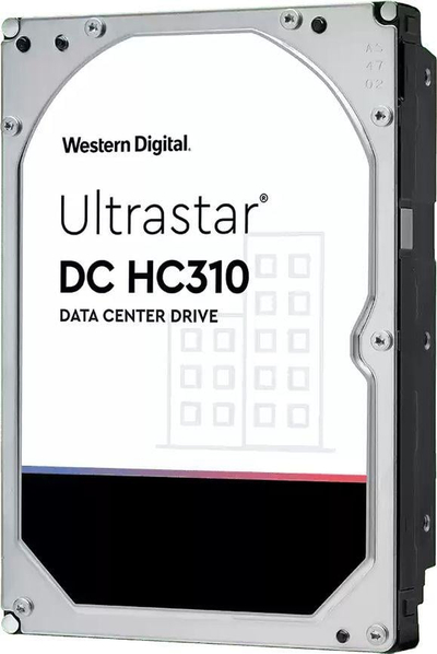 Disk për server WD Ultrastar DC HC310, 4TB, 3.5", SATA III, i zi