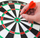 Set shenjestre darts SISAL Dartboard, 36 cm, 6 shigjeta metalike, shumëngjyrëshe