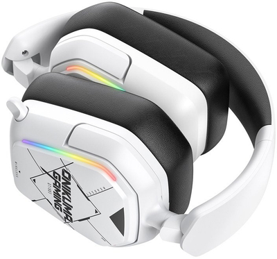 Kufje gaming ONIKUMA BT883, wireless Bluetooth 5.4, RGB, të bardha