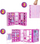 Set loje Barbie Dream Closet 3.0, dollap 90 cm, 25 gjëra, rozë