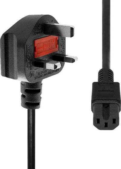 Kabllo rryme ProXtend Power Cord UK në C15, 1m, i zi