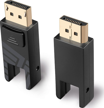 Kabllo DisplayPort Lindy Fiber Optik Hybrid, DP 1.4, 20m, e zezë