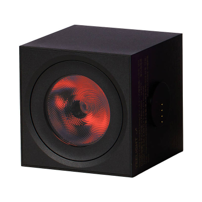 Llambë smart Yeelight Smart Cube YLFWD-0005, RGB, kompatibil me Matter, e zezë
