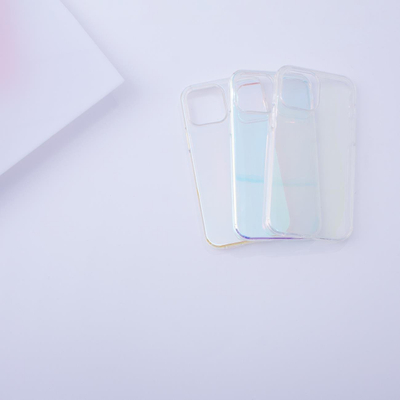 Mbulesë telefoni Aurora Case për Samsung Galaxy A52 A52s, TPU i butë, transparente me shkëlqim, vjollcë