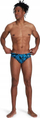 Rroba banje për burra Speedo Allover 7cm, Endurance+, blu me të zezë