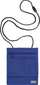 Çantë qafe PAGNA Chest Pouch XL, najlon, me zinxhir, blu