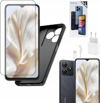 Телефон Blackview WAVE 8C, 6.56\", 6GB RAM, 64GB, црн