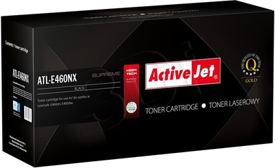 Боја за принтер Activejet ATL-E460N, за Lexmark E460X21E, црна