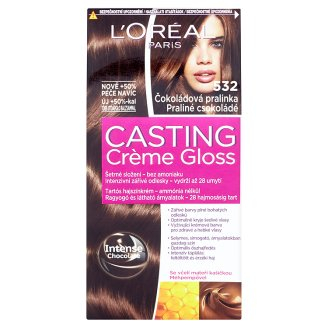 Ngjyrë e flokëve L'oreal Paris Creme Gloss, Chocolate praline 532