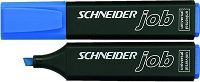 Marker highlighter Schneider Job, blu