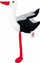 Lodër shqisore Stork Balibazoo, për foshnje, me ngjyra kontrastuese, shumëngjyrëshe