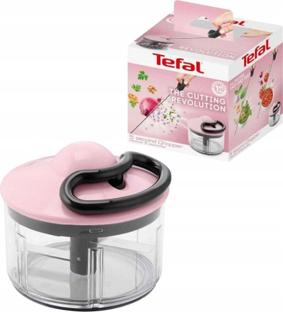 Рачен сецко Tefal K1330755, 0.5L, со влечечко јаже, розова