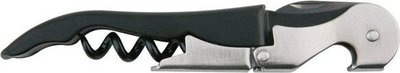 Hapëse vere APS Stainless Steel Waiter's Corkscrew, çelik inox, 12cm, e zezë argjendi