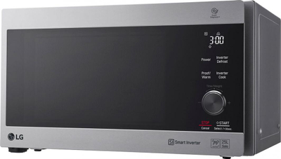 Furrë me mikrovalë LG MH6565CPS, 25L, me grill, inox argjendi
