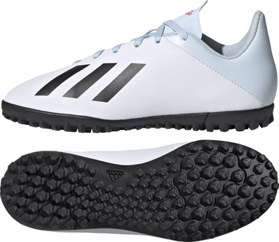Atlete futbolli Adidas X 19.4 TF, Nr. 36, të bardha / zeza