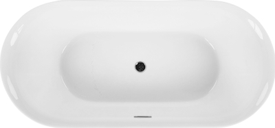 Kadë e pavarur CARRERA, 1800 x 800 mm, akril, e zezë