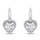 Set bizhuteri për femra Brilio Silver, vathë + varëse, i argjendtë