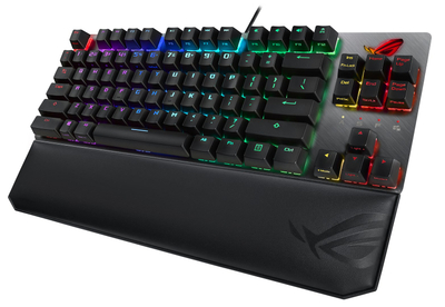 Tastierë Asus ROG Strix Scope NX TKL Deluxe, NX Brown, USB/Bluetooth, e zezë