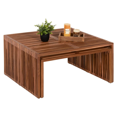 Set tavoline kafeje 2-pjesësh Nya 86x79x46Hcm (HM9546)