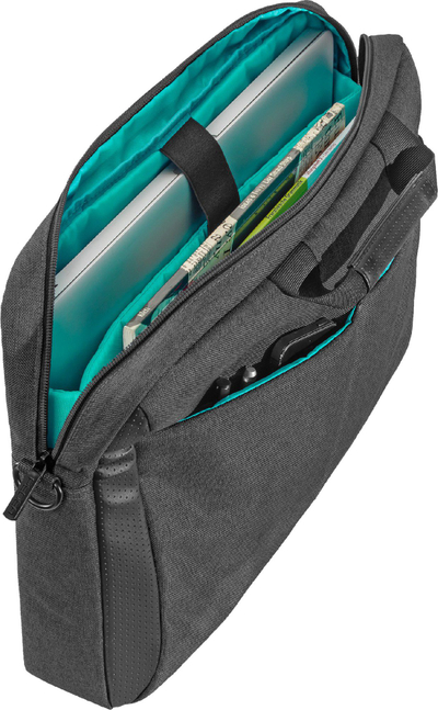 Çantë laptopi PEDEA Lifestyle, 17.3", najlon, e zezë