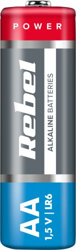 Bateri alkaline Rebel Power AA R6, paketim 4 copë