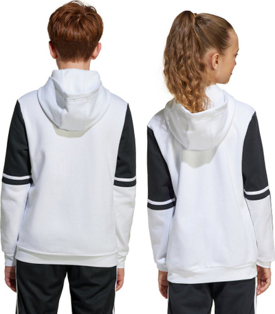 Bluzë me kapuç Adidas Squadra 25 Sweat Hoody Jr JD4807, për kalamaj, pambuk, blu