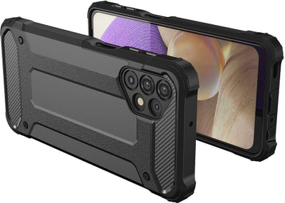 Këllëf Hybrid Armor për Samsung Galaxy A53 5G, dy-shtresor, mbron nga goditjet, i zi