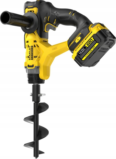 Gërmues tokash Stanley Fatmax V20, 18V, bateri 4Ah, i verdhë