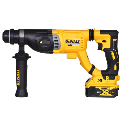 Çekiç-berbi Dewalt DCH263P1, 18V, bateri 5.0Ah, i verdhë