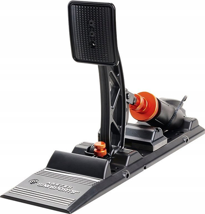 Pedale sim racing Asetek Forte, USB, PC, të zeza