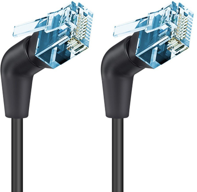Мрежен кабел Techly ICOC U6A TPE36 030B, CAT6a U UTP, 3m, син