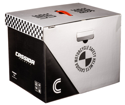 Kaskë moto CASSIDA Modulo 2.1 Compass, touring, Pinlock ready, e bardhë perlë e zezë e kuqe argjend
