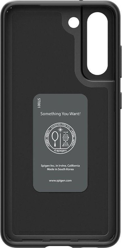 Maskë telefoni Spigen Thin Fit Galaxy S21 FE, e hollë, mbrojtje e thjeshtë, e zezë