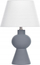 Lampë tavoline Beliani FABILOS, qeramike, 48 cm, gri