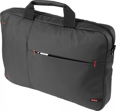 Çantë laptopi MS, 15.6", poliester, e zezë