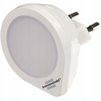 Dолна светилка Brennenstuhl LED Night Light NL 01 QD, сензор на самрак, бела