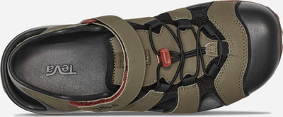 Sandale sportive Teva Flintwood për burra, ngjyra dark olive