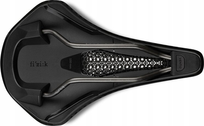 Седиште за велосипед Fizik Argo Adaptive R3, 3D печатење, шини K:ium, црно