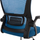 Karrige zyre BLAZER HM1205.03, mesh, me mbështetëse koke, blu