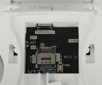 Kit alarmi ATLO AZ WG74, panel 7", GSM dhe WiFi, i bardhë
