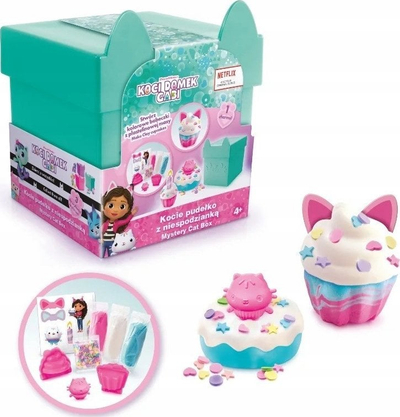Set modelues Epee Gabbys Dollhouse Cat Surprise Box, plastelinë, jeshile