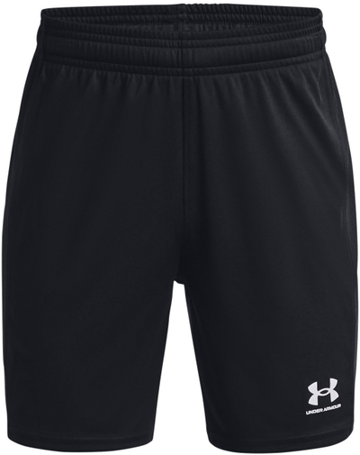 Shorta për fëmijë Under Armour Challenger, futbolli, material që thahet shpejt, të zeza