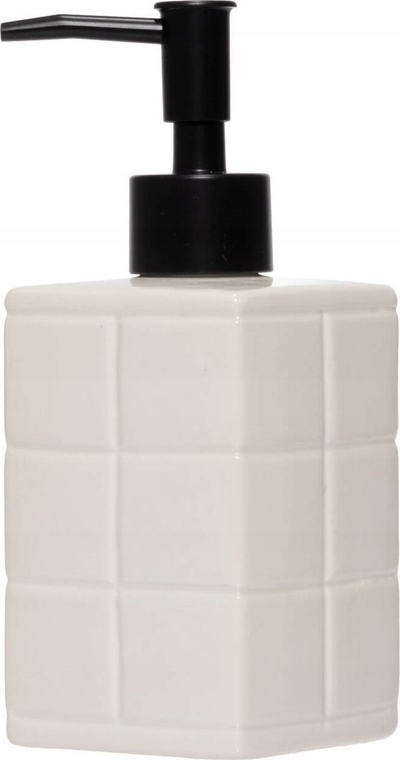 Дозатор за сапун TORINO, керамика, 300 ml, бел