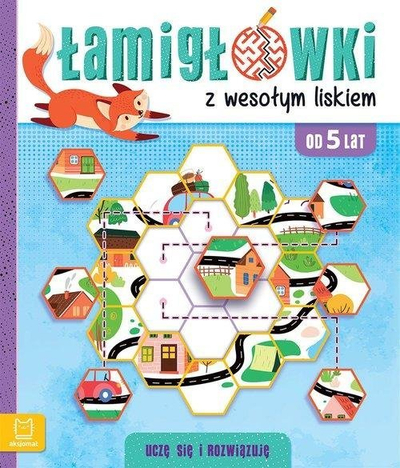 Puzzle edukative për kalamoj, me dhelpër të gëzuar, 5+