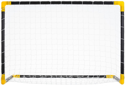 Set porta mini futbolli pa markë, 2 copë, me top, e zezë