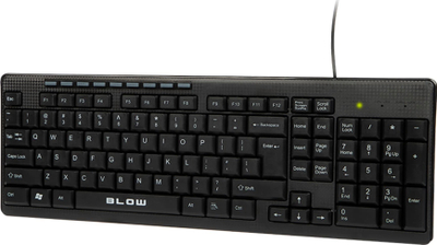 Tastierë Blow KP-111, USB, me kabllo 1.5 m, e zezë